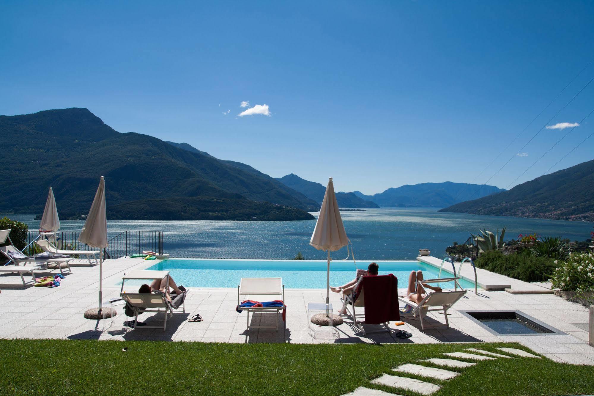 Residence Cafelicita - Promotion - Apartments Lake View - Infinity Pool - Jacuzzi Gravedona Luaran gambar